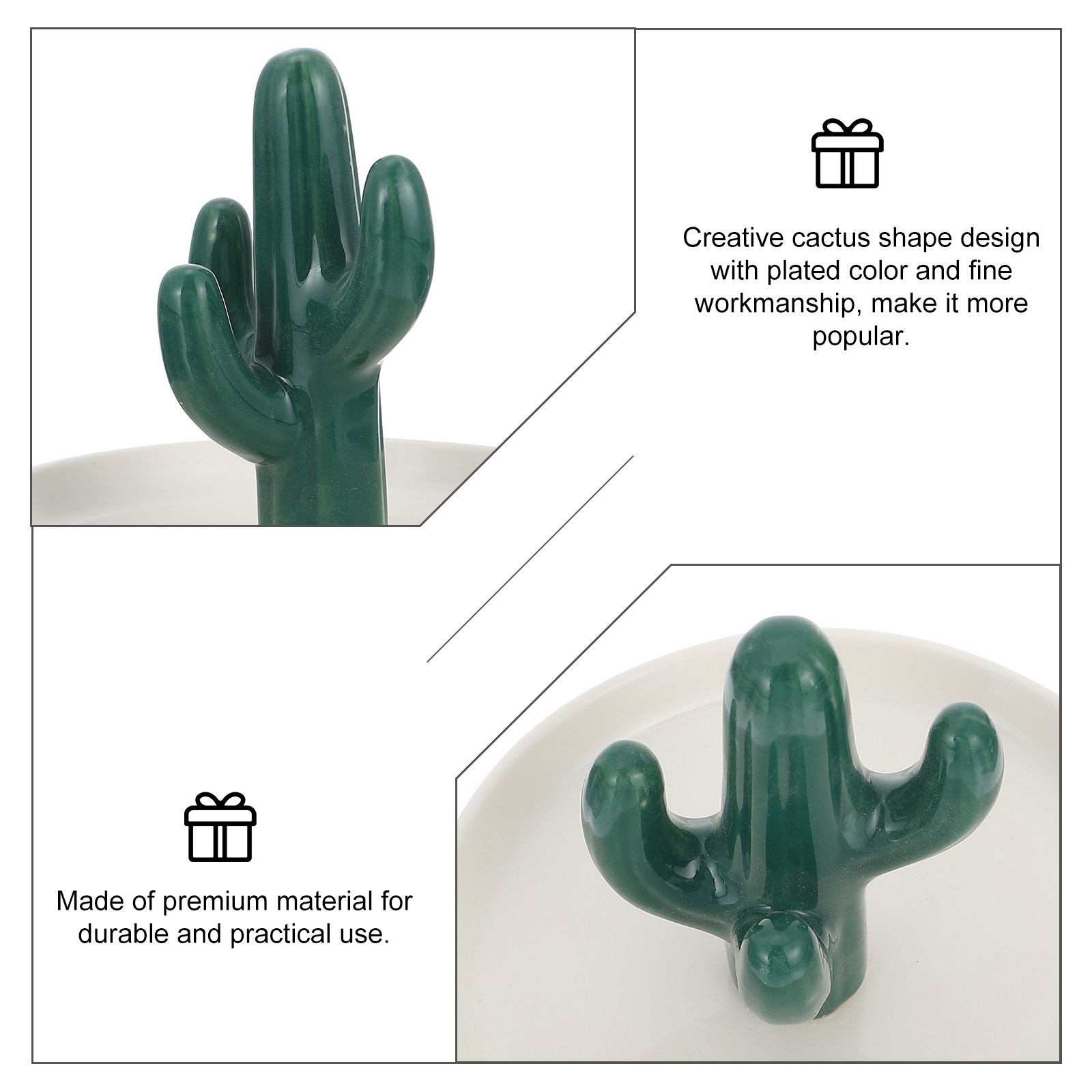 1Pcs Premium Ceramic Cactus Je - đánh giá và giá Home Bathroom Organizer