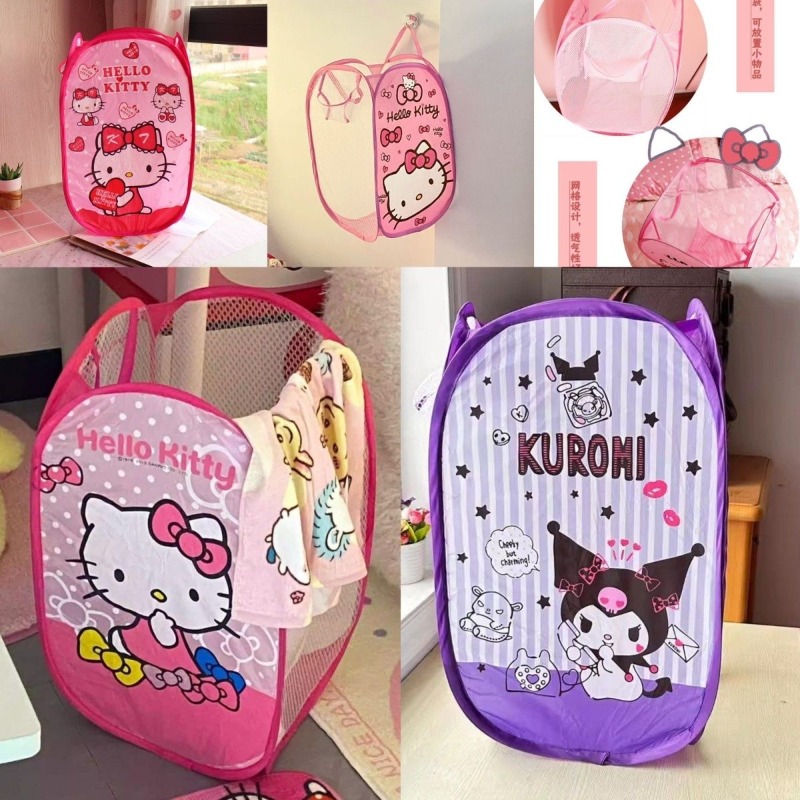 Kawaii Cartoon Foldable Laundr - đánh giá và giá Home Edit Bathroom Storage