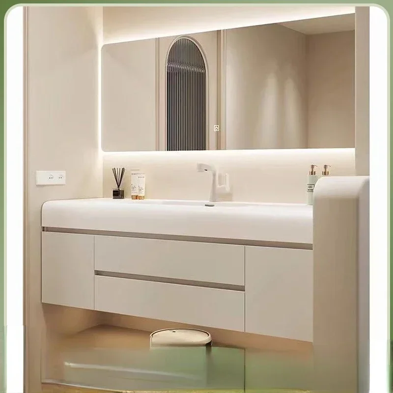 Light Luxury Bathroom Cabinet  - đánh giá và giá Home Bathroom Vanity Combo