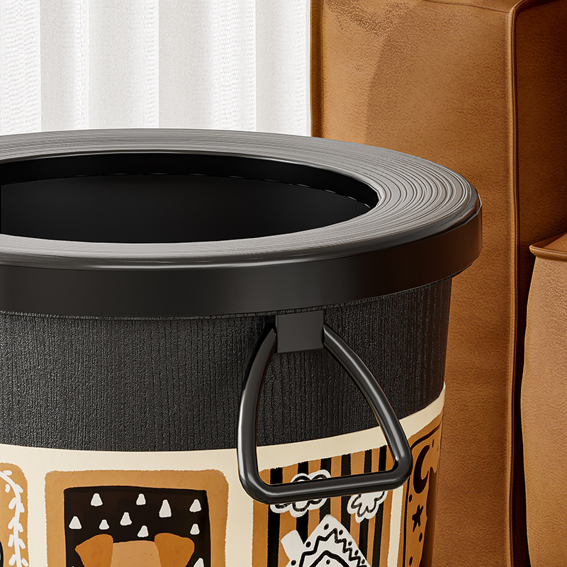 Vintage-Style Large Trash Bin  - đánh giá và giá Home Essentials Bathroom Storage