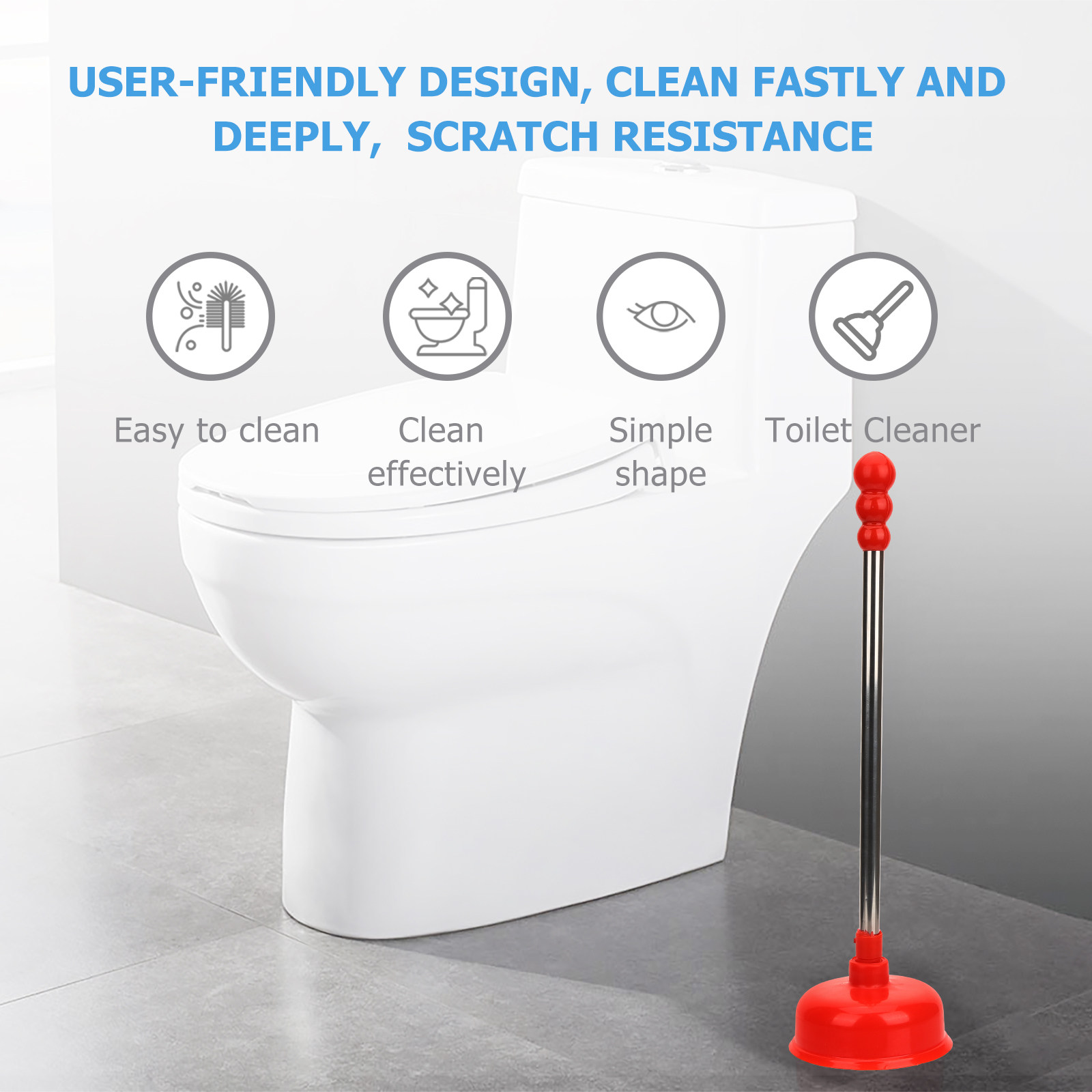 Efficient Long Handle Toilet P - đánh giá và giá Plunger Toilet